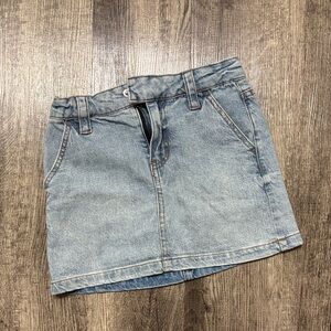 Art Class Blue Denim Skirt